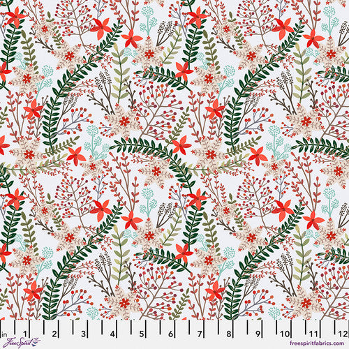 Christmas Cabin Merry Berries - White