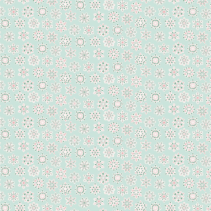 Festive Greetings - Snow Season B - Liberty Fabrics