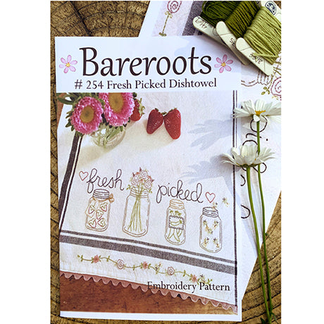 Barefoot Embroidery Pattern - Fresh Picked
