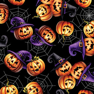 Ghostly Soiree - Jack-O'-Lantern Festival - Black - Nicole Decamp
