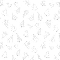 Stocking Stuffers 2 - Trees White on White