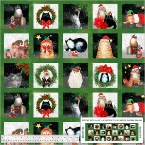 Meowy Christmas Festive Felines Pines