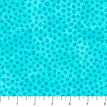 Hugs&Kisses Flannel Turquoise