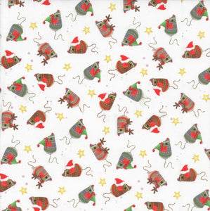 Meowy Christmas Jolly Mice White