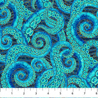 Tentacles - Shimmer Enigma Dk Blue Multi