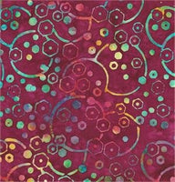 Batik Textiles - Wine
