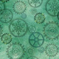 Aquatic Steampunk-Gears -aqua
