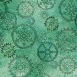 Aquatic Steampunk-Gears -aqua