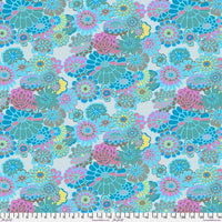 Asian Circles Turquoise Kaffe August 2023