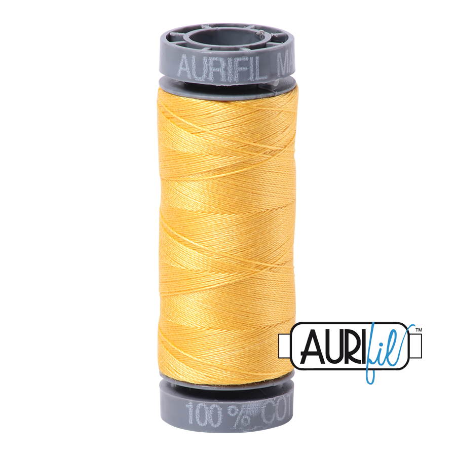 Aurifil 28wt-110yd -Pale  Yellow - 1135