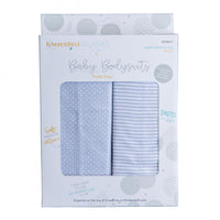 Baby Bodysuits-Grey 3-6mos