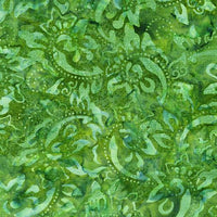 Bali Blooms Paisley Vine- Emerald
