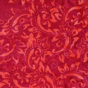 Bali Blooms Paisley Vine-Magenta