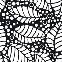 Bali Sandy Isle Cane leaf - Black