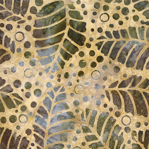 Bali Sandy Isle Cane leaf - Tan