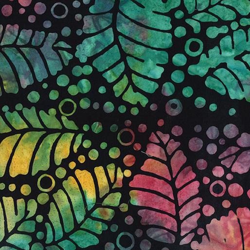 Bali Tropical Cove Cane Leaf - Multi