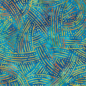 Bali Tropical Cove Pathways - Turquoise