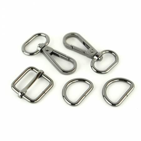 Basic Hardware Set 3/4in  Gunmetal