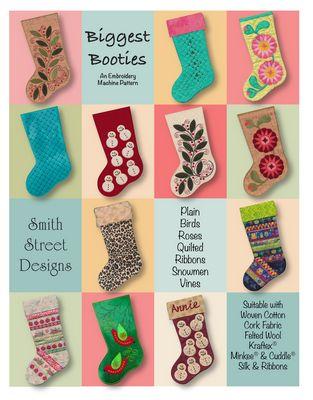 Biggest Booties Machine  Embroidery Design Pattern