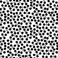 Black White & Bright-Branch  Dots-Black