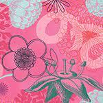 Bright World Botanical Pink