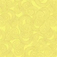 Bright World Spirals Yellow