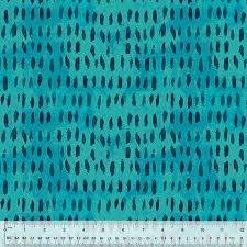 Bright World Strokes Aqua