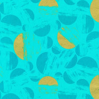 Brushy Metallic Turquoise