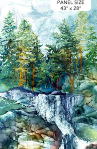 Cedarcrest Falls Panel  28"x43"
