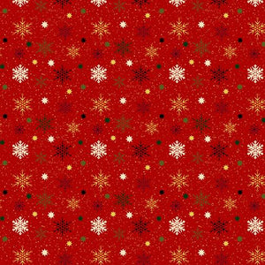 Charming Snowflake Red