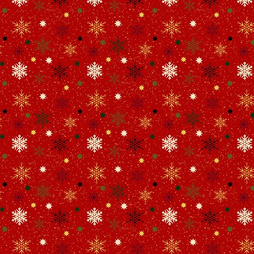 Charming Snowflake Red