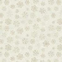 Christmas Magic Brocade Flakes  Ivory