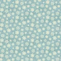 Christmas Magic Brocade Flakes  Light Teal