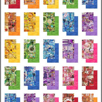 Colored Shadow Boxes Quilt - Pattern