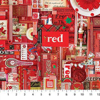 Color Collage - Red