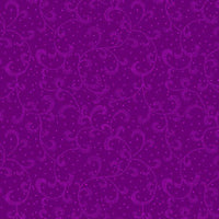 Color Theory Swirling Scroll-Violet