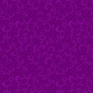 Color Theory Swirling Scroll-Violet