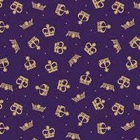 Coronation Day Crowns Royal Purple