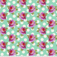 Curiouser & Curiouser-Painted Roses Teal