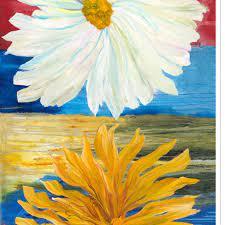 Dandelions & Daisies Panel by Frond