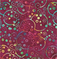 Batik Textiles - Wine
