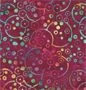 Batik Textiles - Wine