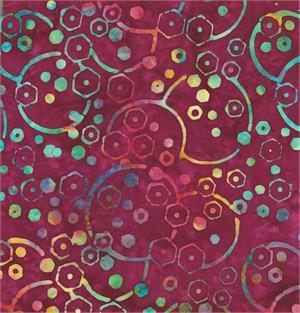 Batik Textiles - Wine