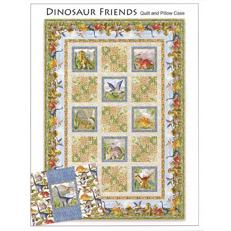 Dinosaur Friends Quilt Kit