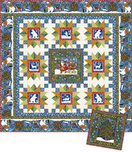 Snowy Quilt and Pillow Pattern