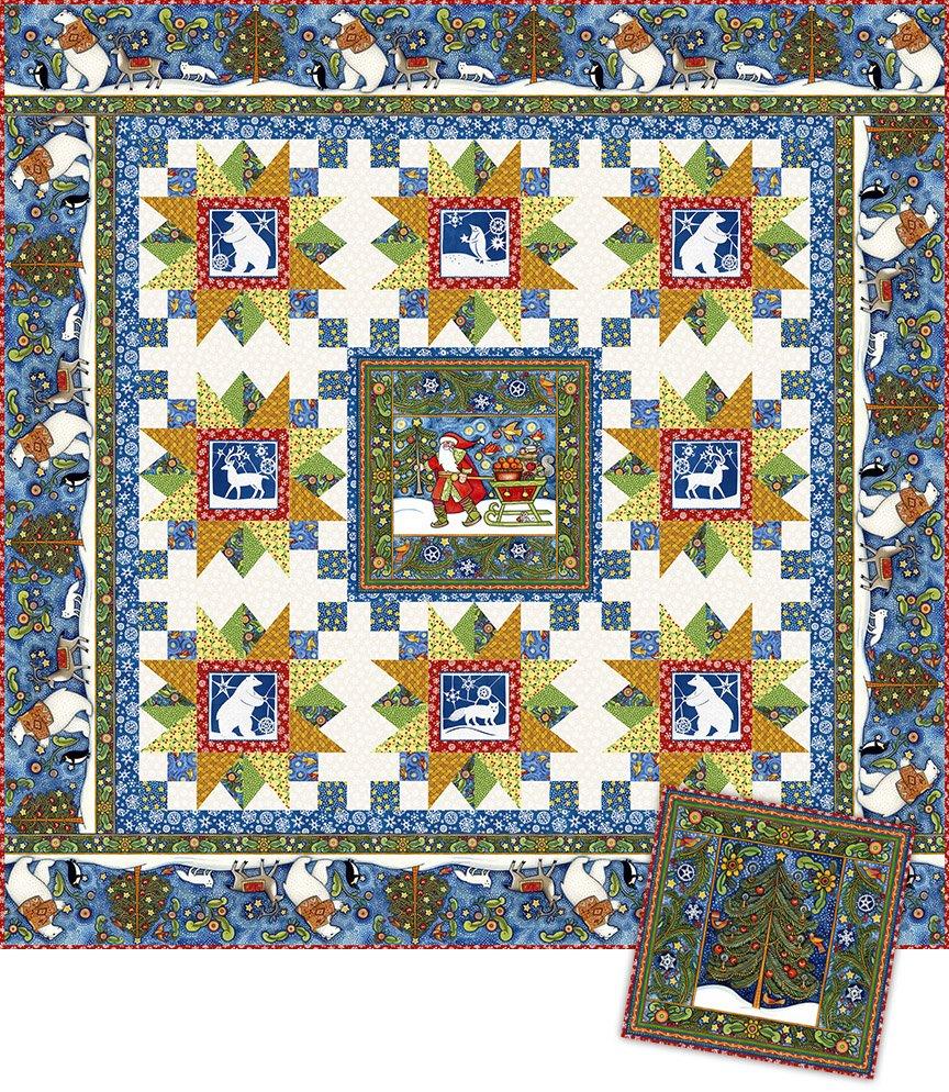 Snowy Quilt and Pillow Pattern