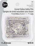Curved Safety Pins Size 1