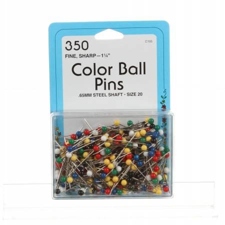 Color Ball Head Pin Size