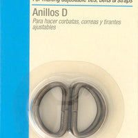D-Rings Antique Gold 1in 4pc