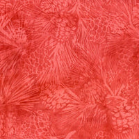 Island Batik-Pinecone Red